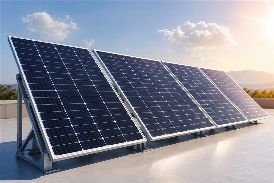 Realistic solar panel product